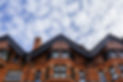 Houses made by red bricks in Nottingham
