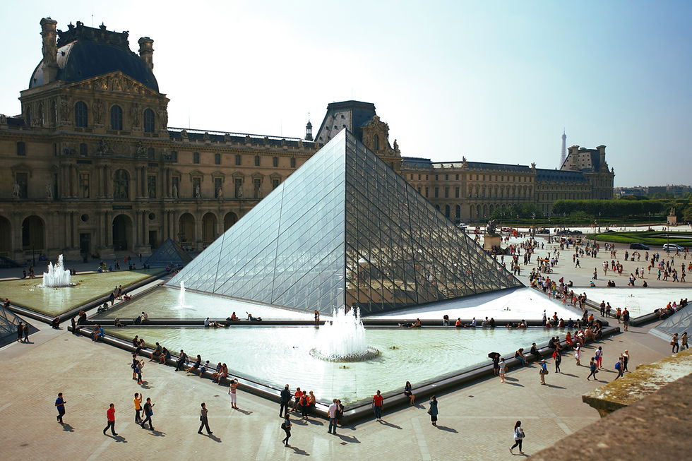 Louvre Pyramid View