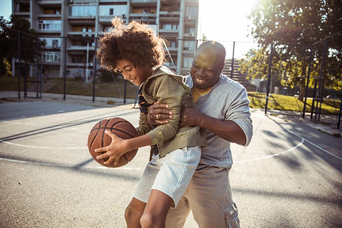 Playing Basketball