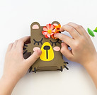 Child Crafting Bear