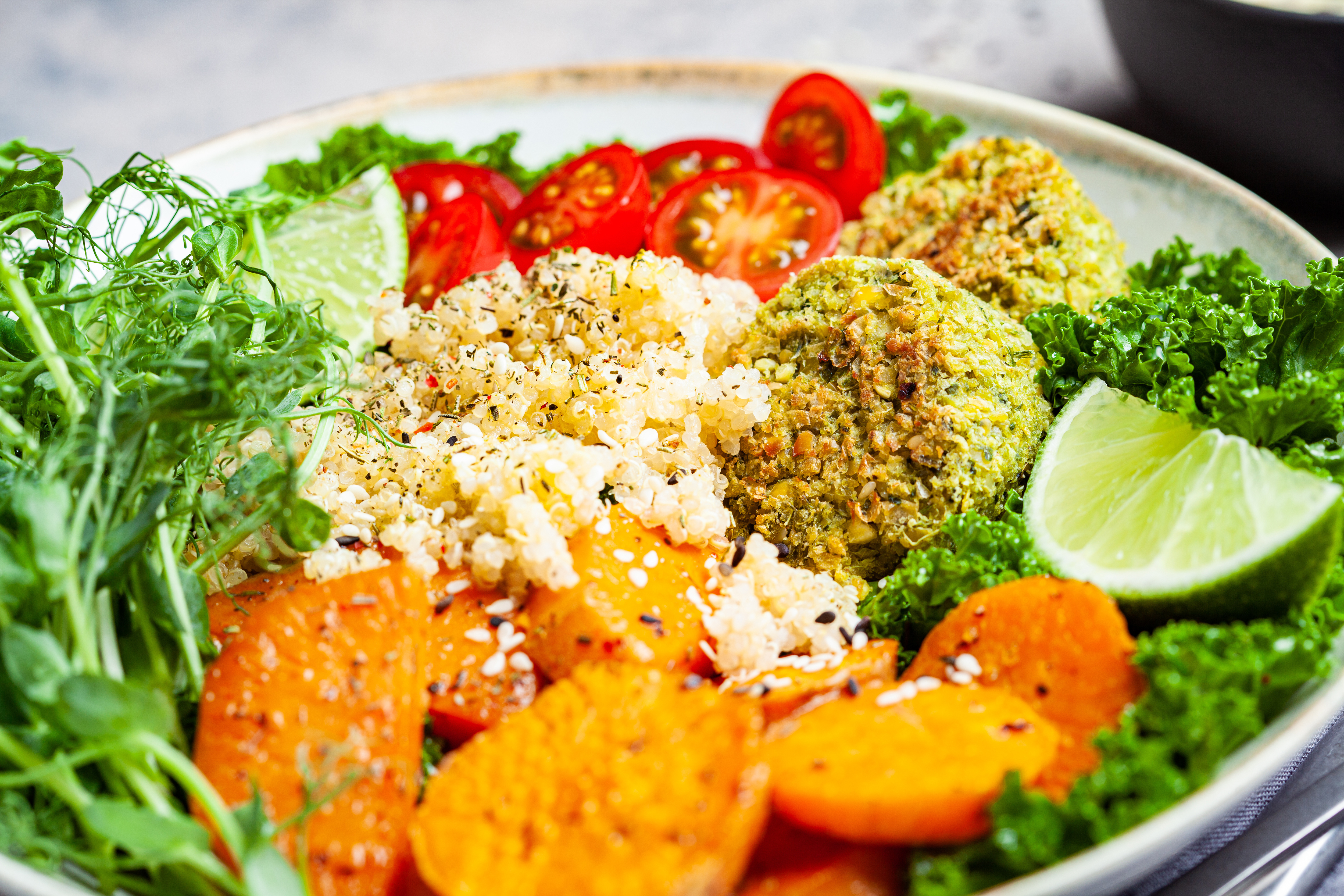 Arranged Food and Objects