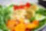 Assiette de nourriture saine