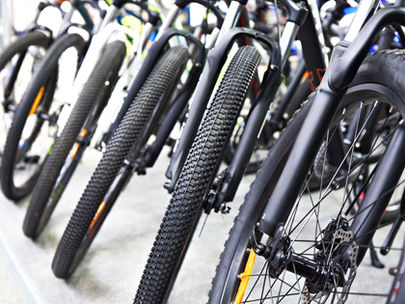 Aufsicht Fahrradparkplatz