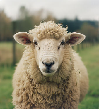 Close-Up Of Sheep