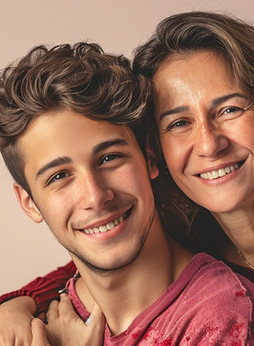 Portrait of Mother and Son