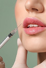 Woman Having Lip Botox