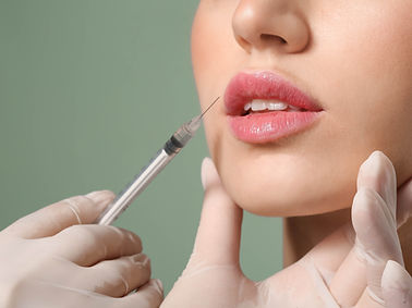 Woman Having Lip Botox
