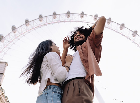 Couple Visiting London