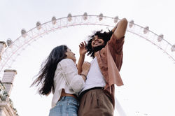 Couple Visiting London
