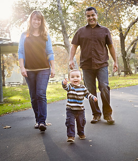 Familia en el parque