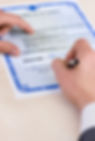 notary signing a power of attorney