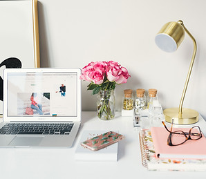 Workspace representing strategic Wix website redesign and migration services