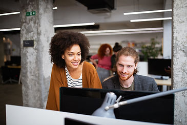 Working Together on Project