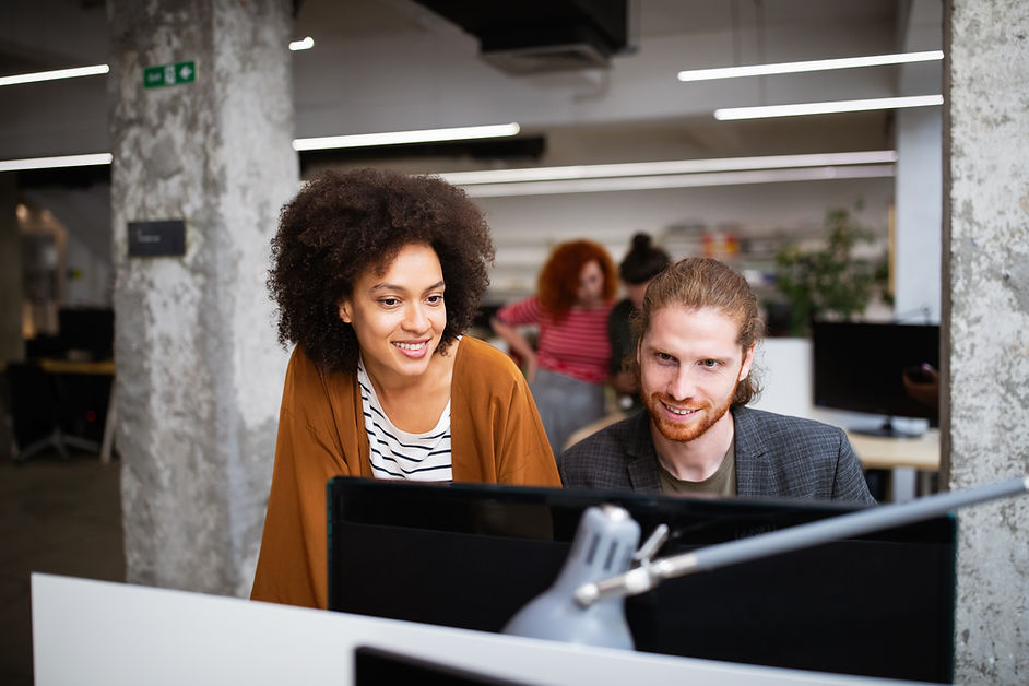 Working Together on Project