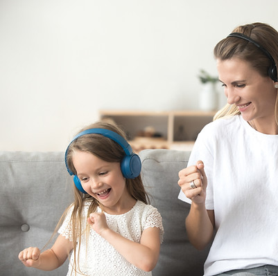 Mother and Daughter Having Fun