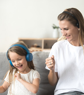 Mother and Daughter Having Fun