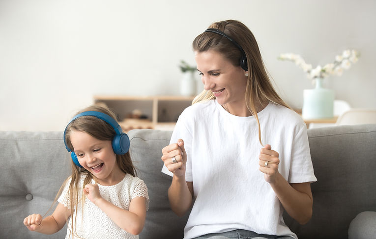 Mother and Daughter Having Fun