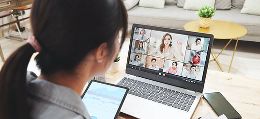 Person Participating in Video Call