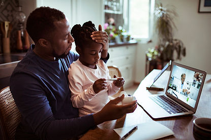 Parent Supporting Child