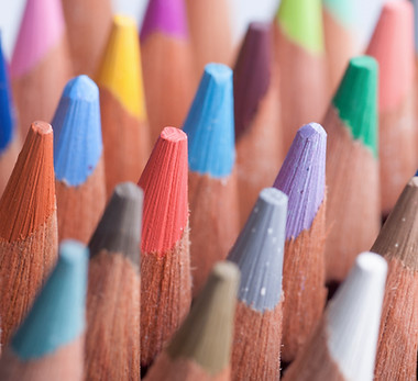 Colorful Pencil Tips
