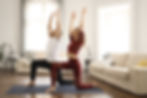 Couple Doing Yoga