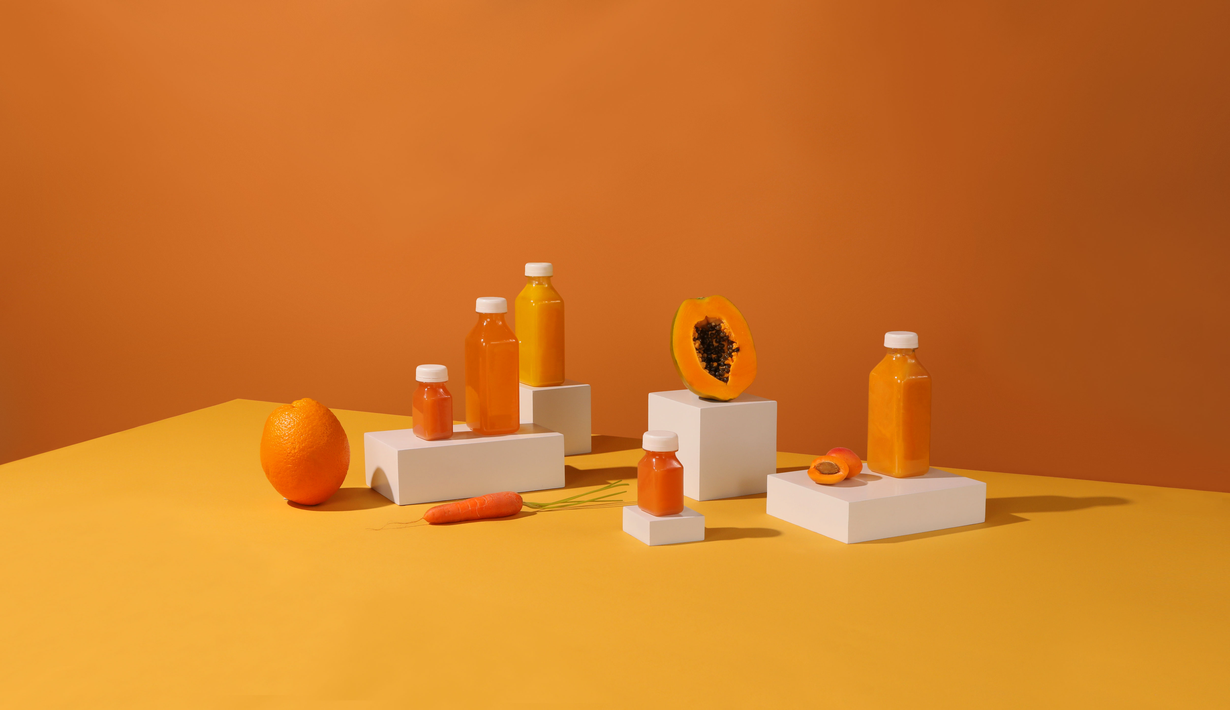Arranged Food and Objects