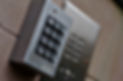 "A security pad and voice intercom system. Very shallow depth of field, focus on first row