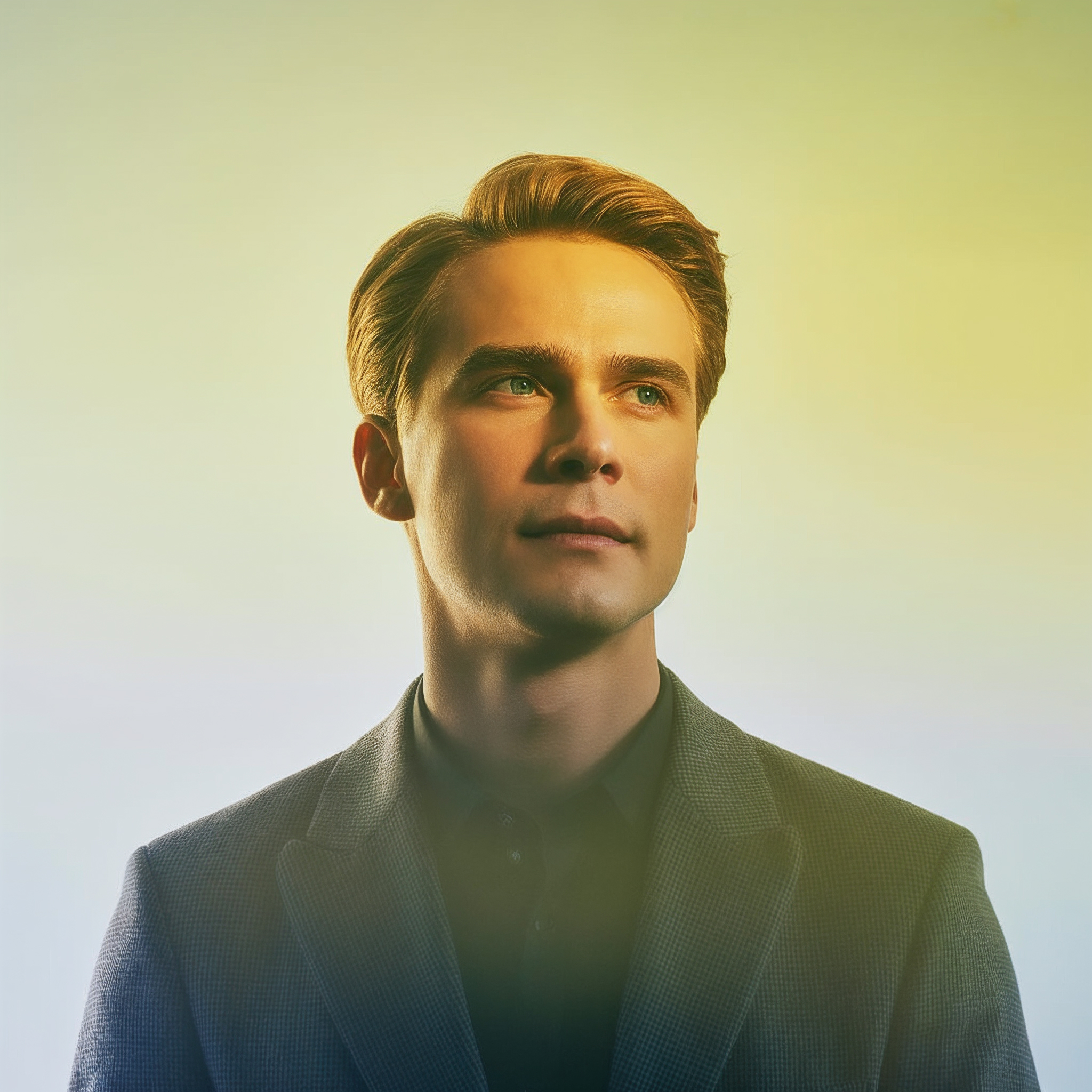 Portrait With Gradient