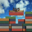 Stacked Shipping Containers