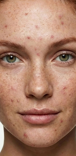 Woman With Acne