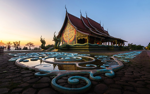 Buddhism temple in the North of Thailand