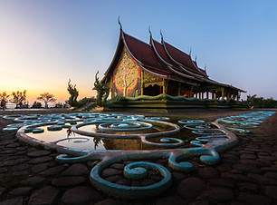 Buddhism temple in the North of Thailand