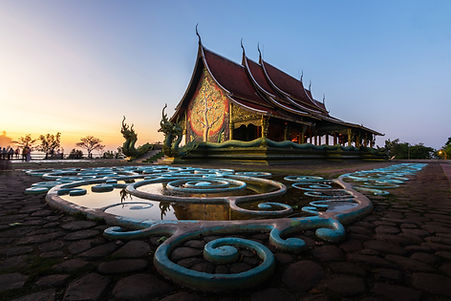 Templo budista en el norte de Tailandia