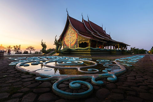 Buddhism temple in the North of Thailand