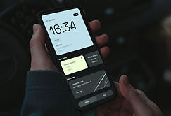 Bildschirm der mobilen App