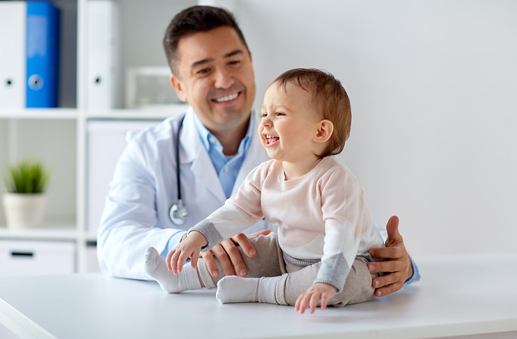 Doctor with Infant