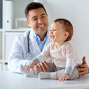 Doctor with Infant