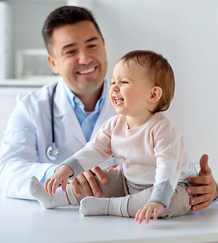 Doctor with Infant