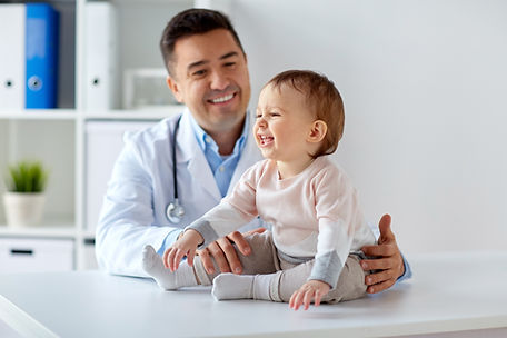 Doctor with Infant