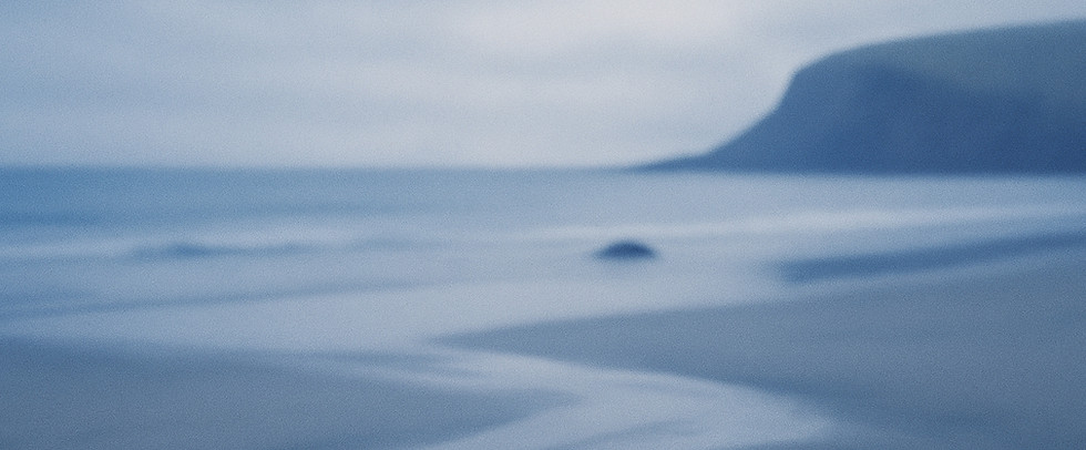 模糊的海灘場景