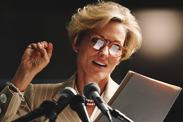 Woman Delivering Speech