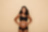 Pregnant Woman in Underwear