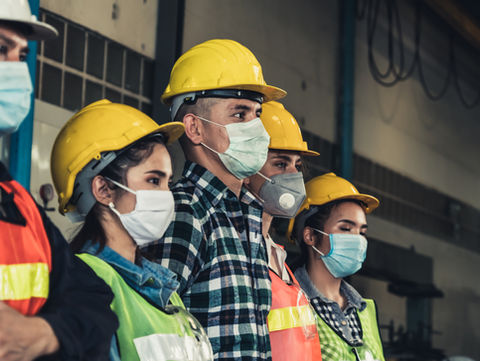 trabajadores de la construcción
