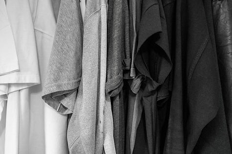 Monochrome Hanging Clothes