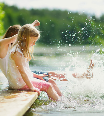 Children Playing Outdoors