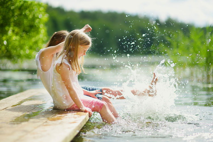Splashing Water