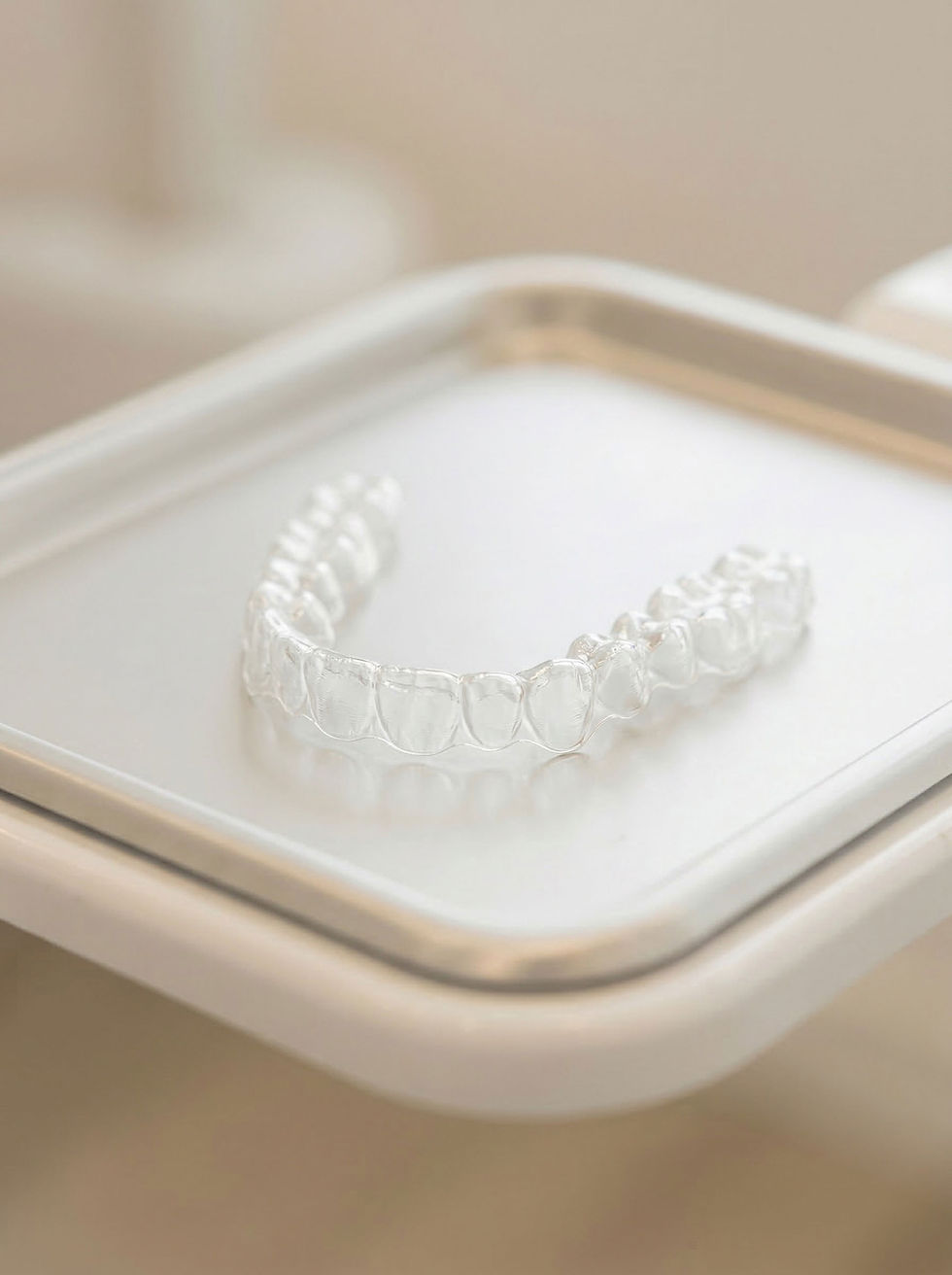 Allineatore dentale trasparente