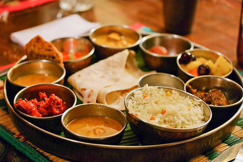 Close-Up Of Lunch Served In Plate On Table