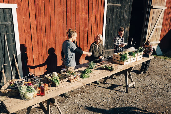 Farmers Selling Vegetables