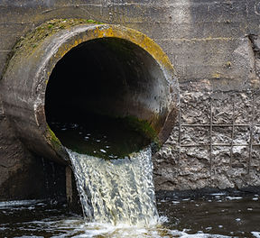 Sewer Pipe Outlet